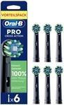 Oral-B Pro CrossAction Schwarz 6er Aufsteckb&uuml;rsten