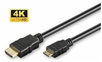 MicroConnect Highspeed - HDMI-Kabel mit Ethernet - 19 pin mini HDMI Type C...