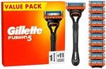 Gillette Fusion5 Systemklingen 11er + Handst&uuml;ck