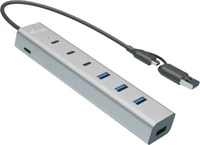 I-TEC CAHUBMETAL7, i-tec USB-A/USB-C Hub 1x USB-C US