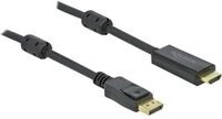 Delock Adapterkabel - DisplayPort m&auml;nnlich Verriegelung zu HDMI m&auml;nnlich
