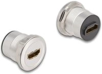 Delock HDMI-Adapter - HDMI weiblich Paneel montierbar zu HDMI weiblich Paneel