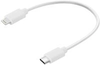 SANDBERG Lightning-Kabel - 24 pin USB-C m&auml;nnlich zu Lightning m&auml;nnlich