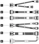 Lenovo ThinkSystem SR650 V3 2.5* Chassis Front BP1 SAS/SATA Cable Kit