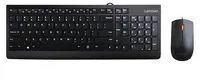 Lenovo 300 - Volle Gr&ouml;&szlig;e (100%) - Kabelgebunden - USB - QWERTY - Schwarz - Maus