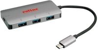 ROLINE Hub - 3 x USB 3.1 Gen 1 + 1 x USB-C (Spannungsversorgung)