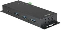 StarTech.com 4 Port USB-C Hub 10 Gbit/s - Metall Industrie USB Typ-C Hub mit 3xUSB-A