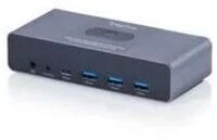 DIGITUS USB-C 3.0 Dual HDMI KVM Switch, 2-Port, 4K60Hz, Core Line