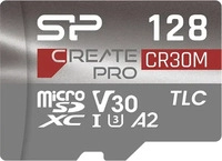 SILICON POWER SP128GBSTXLA2V1CSP, Silicon Power MicroSD Card UHS-1 CreatePro CR30M