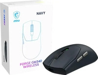 MSI FORGE GM340 W NAVY, MSI Forge GM340 W Navy WIRELESS Gaming Maus - Maus