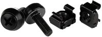 StarTech.com 50 St&uuml;ck 10-32 Server Rack K&auml;figmuttern und Schrauben mit
