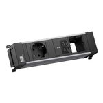 BACHMANN POWER FRAME 1xCEE7/3, 1xUSB C/C 45W 1xCM L=0,2m