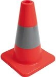 D&ouml;nges GmbH & Co.KG Leitkegel aus PVC 35 cm rot/wei&szlig; tagesleuchtend