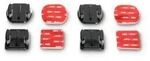 Hama Klebehalterung f&uuml;r Action Cams, flach und gebogen, 4 Stck. mit Klebepads