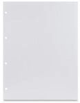 Hama Fotokarton, 23,3x31 cm, gelocht, 25 Blatt, Wei&szlig;