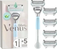 Gillette Venus f&uuml;r den Intimbereich Systemklingen 5er + Handst&uuml;ck...