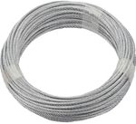 D&Ouml;RNER + HELMER Ruck-Zuck Edelstahlseil 4mm, 7x7 Litzen, Ring 20m (3 St&uuml;ck)