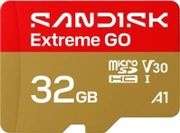 SANDISK 00226989, SanDisk microSDHC Extreme GO 32GB (UHS-I, R100MB/s / W60MB/s,...