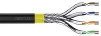 DIGITUS CAT 7A S/FTP Datenkabel - Erdverlegekabel, 100 m Ring, Simplex, PE