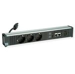 BACHMANN CONI 3xCEE7/3 2xCAT6a 1xHMDI, 1xUSB Charger A/C 22W