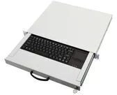 Equip 19" Tastaturschubl. DE-Layout+Touchpad RAL7035