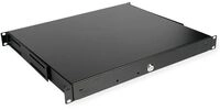 ROLINE Tastatur-Tablett - abschlie&szlig;bar, Tiefe 400 mm - RAL 9005, Jet Black - 1U -