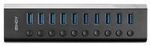 Lindy 10 Port USB 3.0 Hub mit Ein-/Ausschaltern
