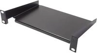 Good Connections Rack - Regal - RAL 9005, Deep Black - 1U - 25.4 cm (10")