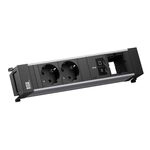 BACHMANN POWER FRAME 2xCEE7/3, 1xUSB C/C 45W 1xCM L=0,2m