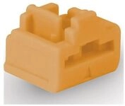 Lindy LAN-Portblocker - orange (Packung mit