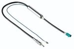 Hama Antennen-Adapter f&uuml;r Autoradio, Fakra/Z-Buchse auf DIN-Stecker