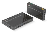 Lindy Cat.6A TypeC & HDMI HDBaseT 3.0 KVM Extender - Digital/Display/Video - KVM