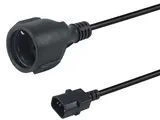 Equip Stromkabel C14 ->CEE 7/3 St/Bu schwarz - Kabel - Strom/Netzteil