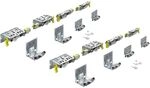 HETTICH TopLine XL Schiebet&uuml;rbeschlag-Set 1000 x 3000, 4-t&uuml;rig 22-30 mm