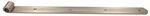 Sonneck Langb&auml;nder einseitig gerollt, ohne Kegel, 800 x 45 x 6 mm, Edelstahl-Effekt