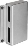 AMF Gegenkasten 144GS f&uuml;r Doppeltore, 173 x 119 x 40mm, Stahl blank