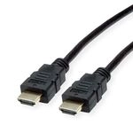 ROLINE HDMI High Speed Kabel mit Ethernet, TPE, schwarz, 1,5 m