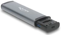 Delock USB 5 Gbps Kartenleser mit SD und Micro Slot Aufbewahrungsf&auml;chern f&uuml;r