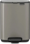 BRABANTIA 237881, Brabantia Bo Treteimer, 4L - Platinum Tretm&uuml;lleimer