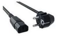 Bachmann H05VV-F 3G 1.50 mm&sup2; - Stromkabel - CEE 7/7 rechtwinklig bis IEC 60320 C13