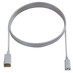 BACHMANN Kaltger&auml;teverl&auml;ngerung H05VV-F 3G1,0mm&sup2;, C14 / C13, grau, 1,5 m