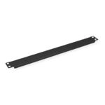 VALUE 19-Zoll-Blindplatte 1 HE, schwarz