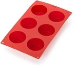 L&eacute;ku&eacute; Silikon-Muffinbackform, 6 Mulden - Red Backform
