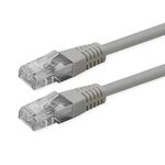 ROLINE Patchkabel Cat.6 (Class E), UTP, PoE, grau, 2 m