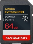 SANDISK 00226962, SanDisk SDXC Extreme PRO 64GB (UHS-I, V30, U3, R200 MB/s / W90MB/s,