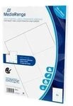 MEDIARANGE MRINK144 - Mattes Wei&szlig; - 105 x 99 mm 300 Etikett(en) (50 Bogen x 6)