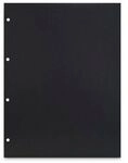 Hama Fotokarton, 23,3x31 cm, gelocht, 25 Blatt, Schwarz