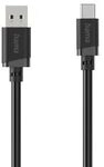 Hama Ladekabel, USB-A - USB-C, 0,5 m, Schwarz