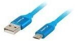 Lanberg CA-USBM-20CU-0010-BL - 1 m - Micro-USB A - USB A - USB 2.0 - 0,48 Gbit/s -