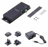 StarTech.com 4P Serial to Ethernet Adapter, IP LAN to RS232 DB9 Converter